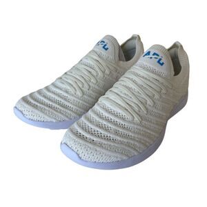 APL Men's Ivory Terracotta White Knit Techloom Tracer Athletic Sneakers NWT